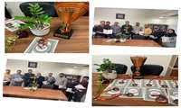 مراسم اهدای مدال به ورزشکاران درمسابقات دهه فجردانشگاه علوم پزشکی ایران